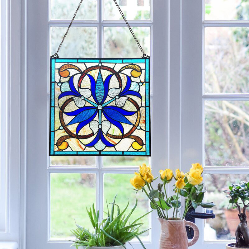 Alcott Hill® Geometric Window Panel Wayfair